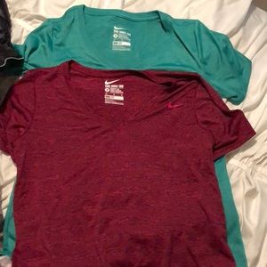 Two Nike dri-fit T-shirt’s